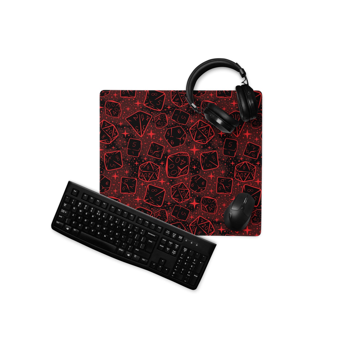 Vampire Version: Dice Pattern, Gaming Desk Mat | Dungeons and Dragons