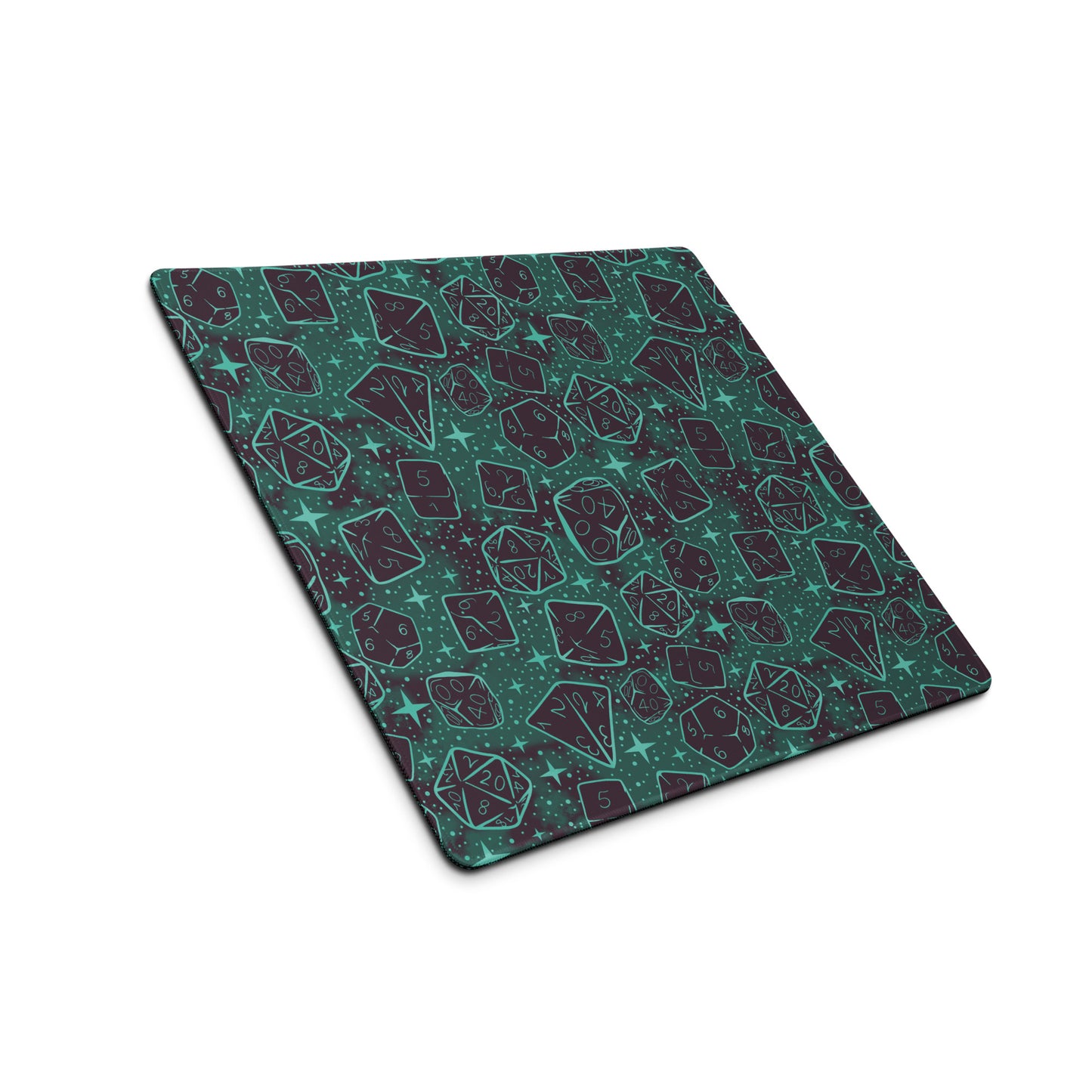 Dusk Version: Dice Pattern, Gaming Desk Mat | Dungeons and Dragons