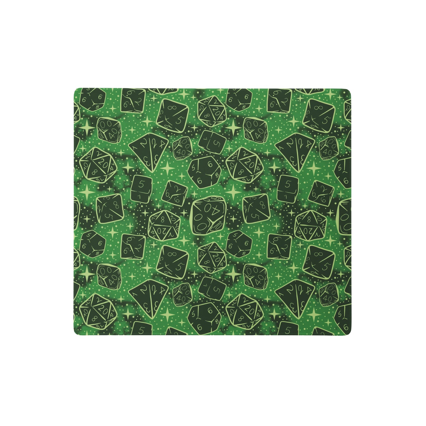 Green Goblin: Dice Pattern | Gaming Desk Mat Dungeons and Dragons