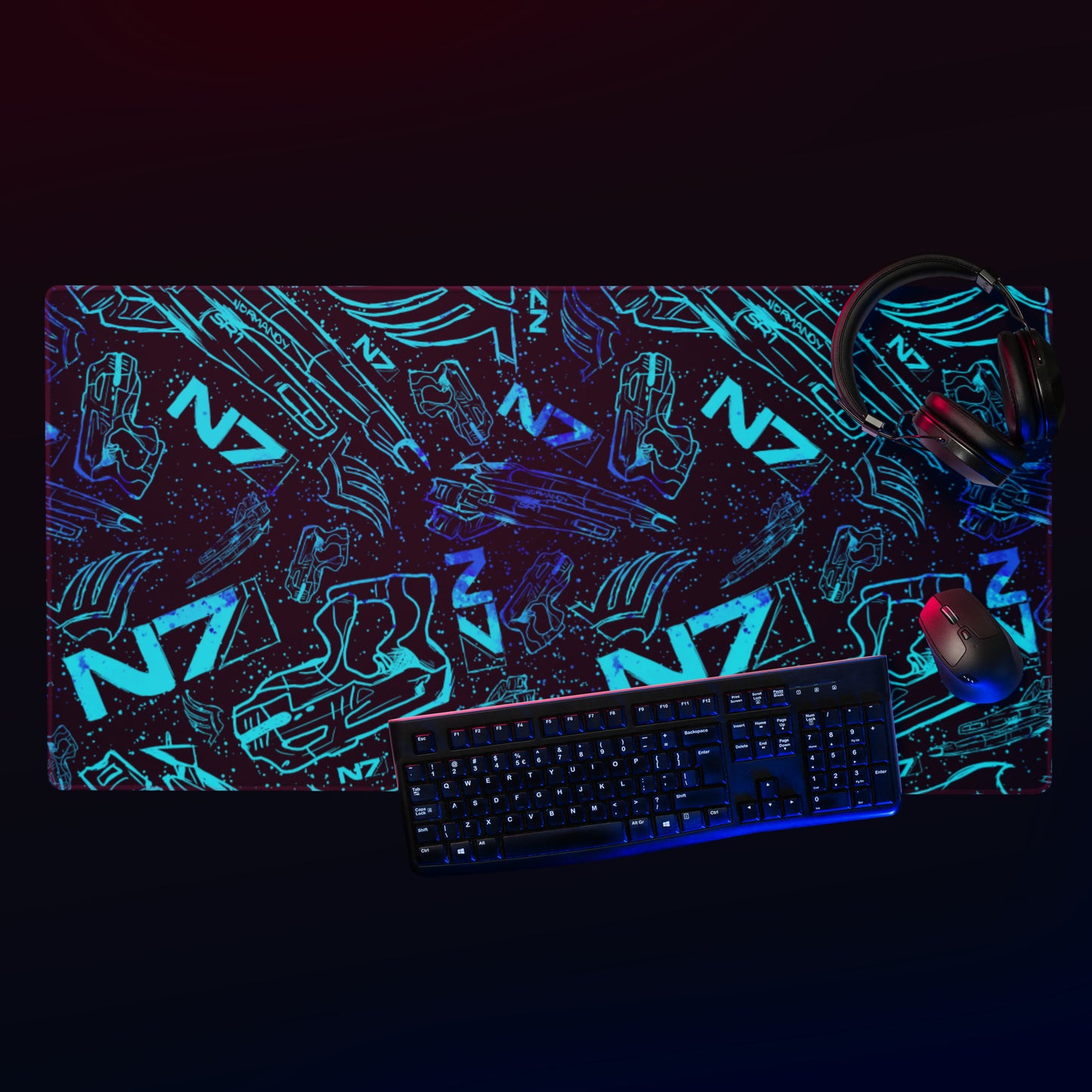 Paragon Pattern Gaming Desk Mat | Sci-fi Epic
