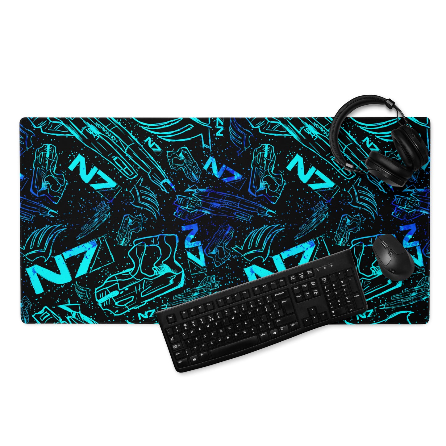 Paragon Pattern Gaming Desk Mat | Sci-fi Epic