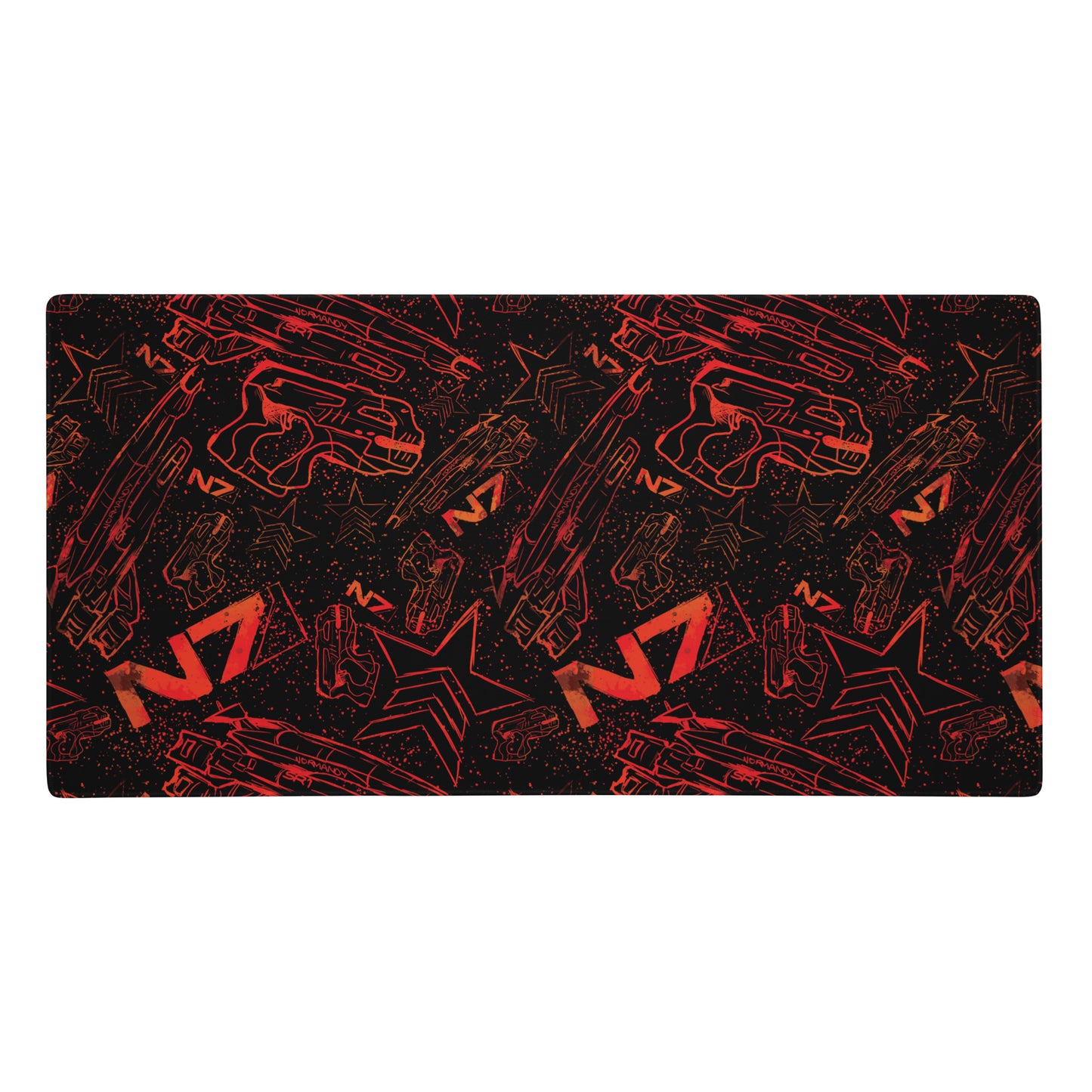 Renegade Pattern Gaming Desk Mat | Sci-fi Epic