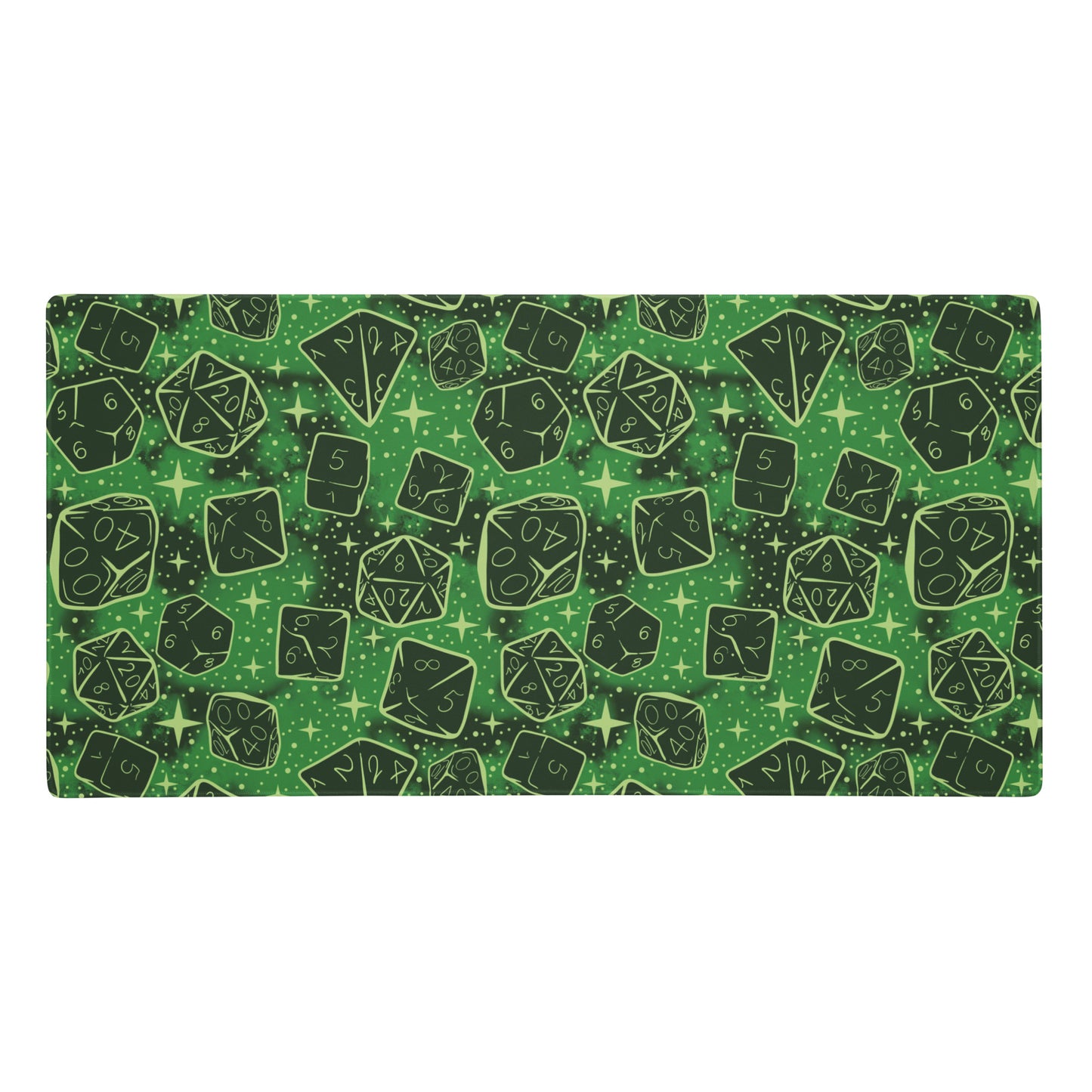 Green Goblin: Dice Pattern | Gaming Desk Mat Dungeons and Dragons