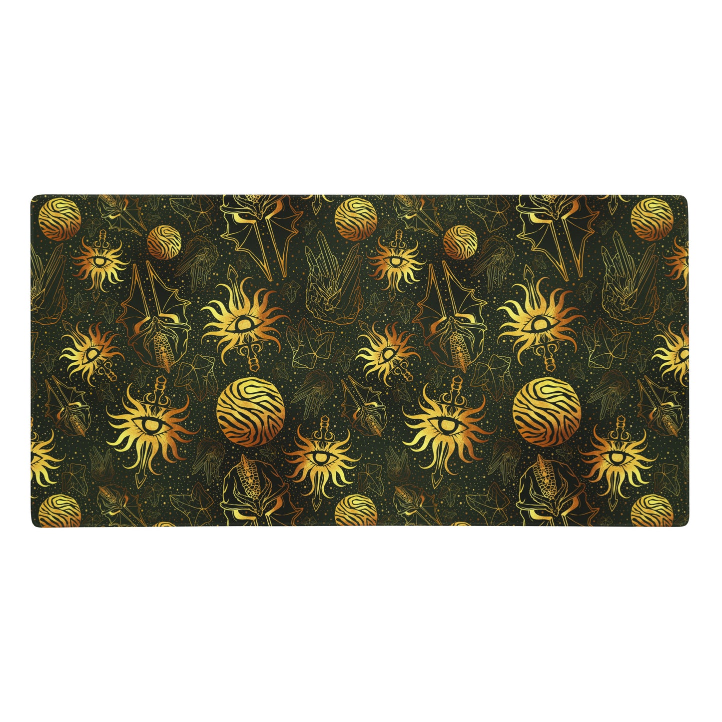 Inquisitor's Pride Pattern Gaming Desk Mat | Fantasy Dragon