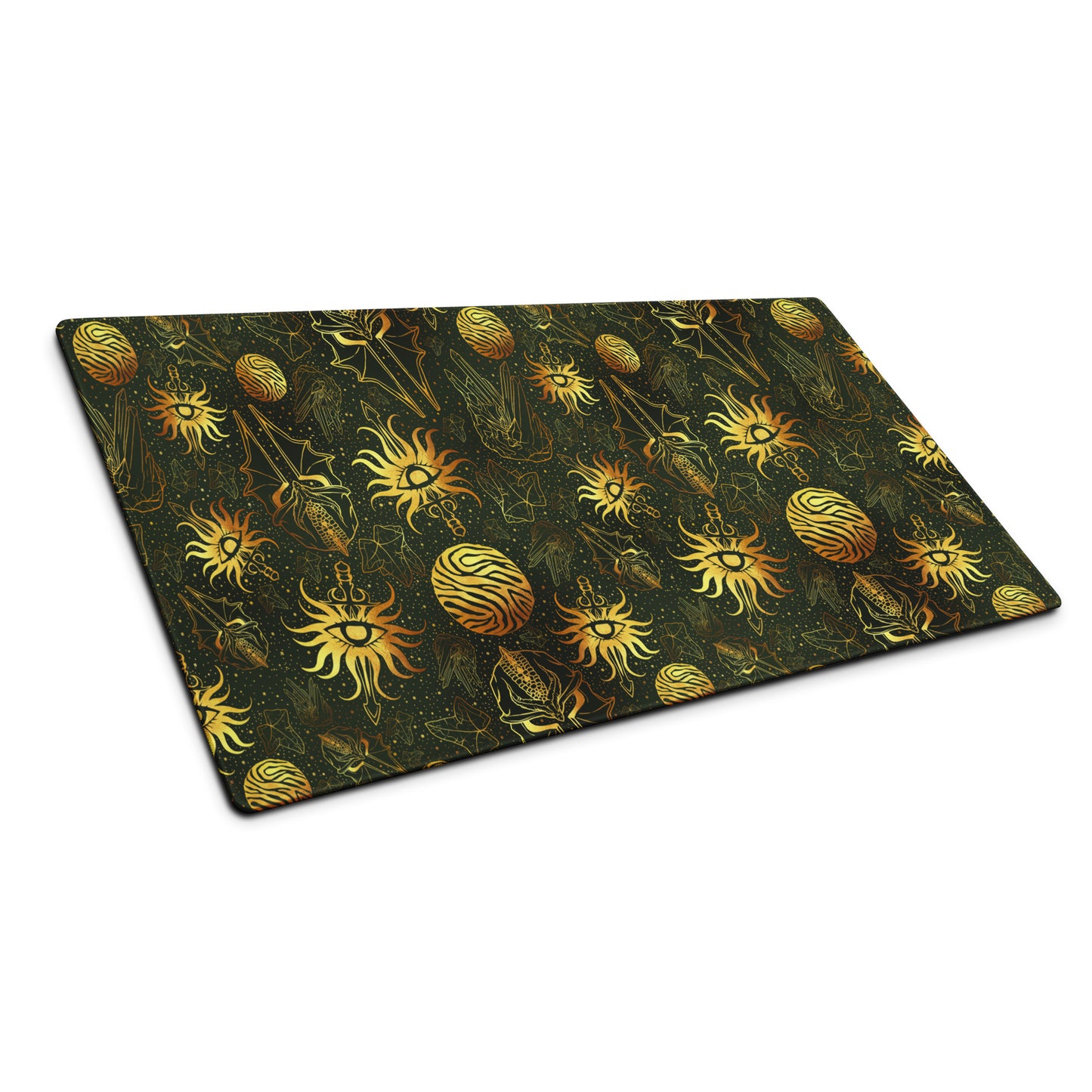 Inquisitor's Pride Pattern Gaming Desk Mat | Fantasy Dragon