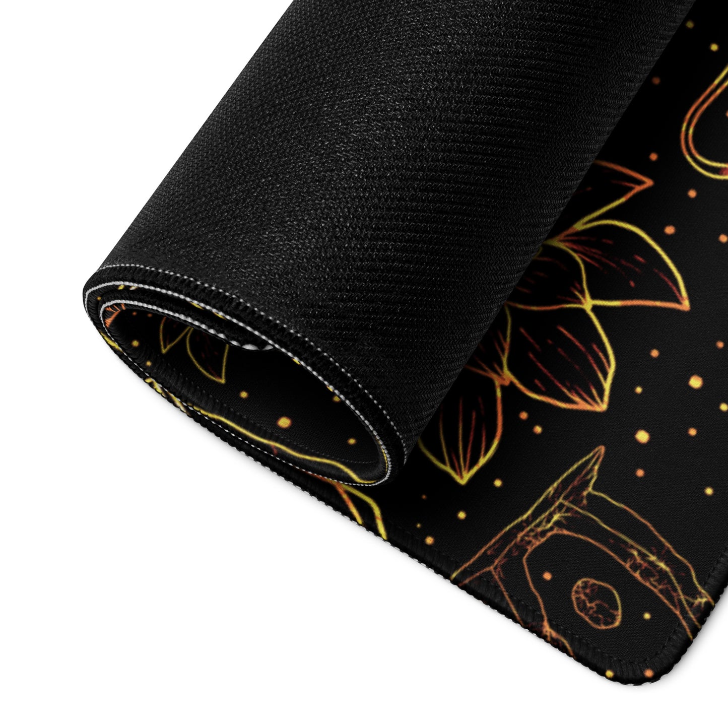 Hero of All Pattern Gaming Desk Mat | Fantasy Scrolls