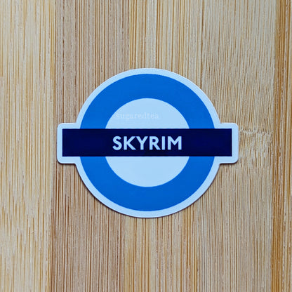 Fantasy Tube Station Stickers: Scrolls or Fallout