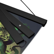 Cargar imagen en el visor de la galería, God of Knowledge Poster with Wooden Hangers | Fantasy Scrolls
