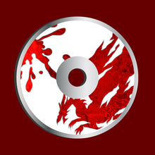 Cargar imagen en el visor de la galería, Classic Game Discs: Dragon Origins 1.5&quot; Silver Plated Hard Enamel Pin w/ Glitter
