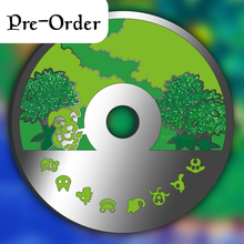 Load image into Gallery viewer, Classic Game Discs: Animal Friends 1.5&quot; Silver Plated w/ Glitter
