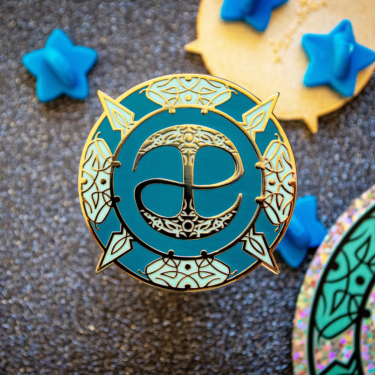 Celtic Relics: Guild Seal Enamel Pin