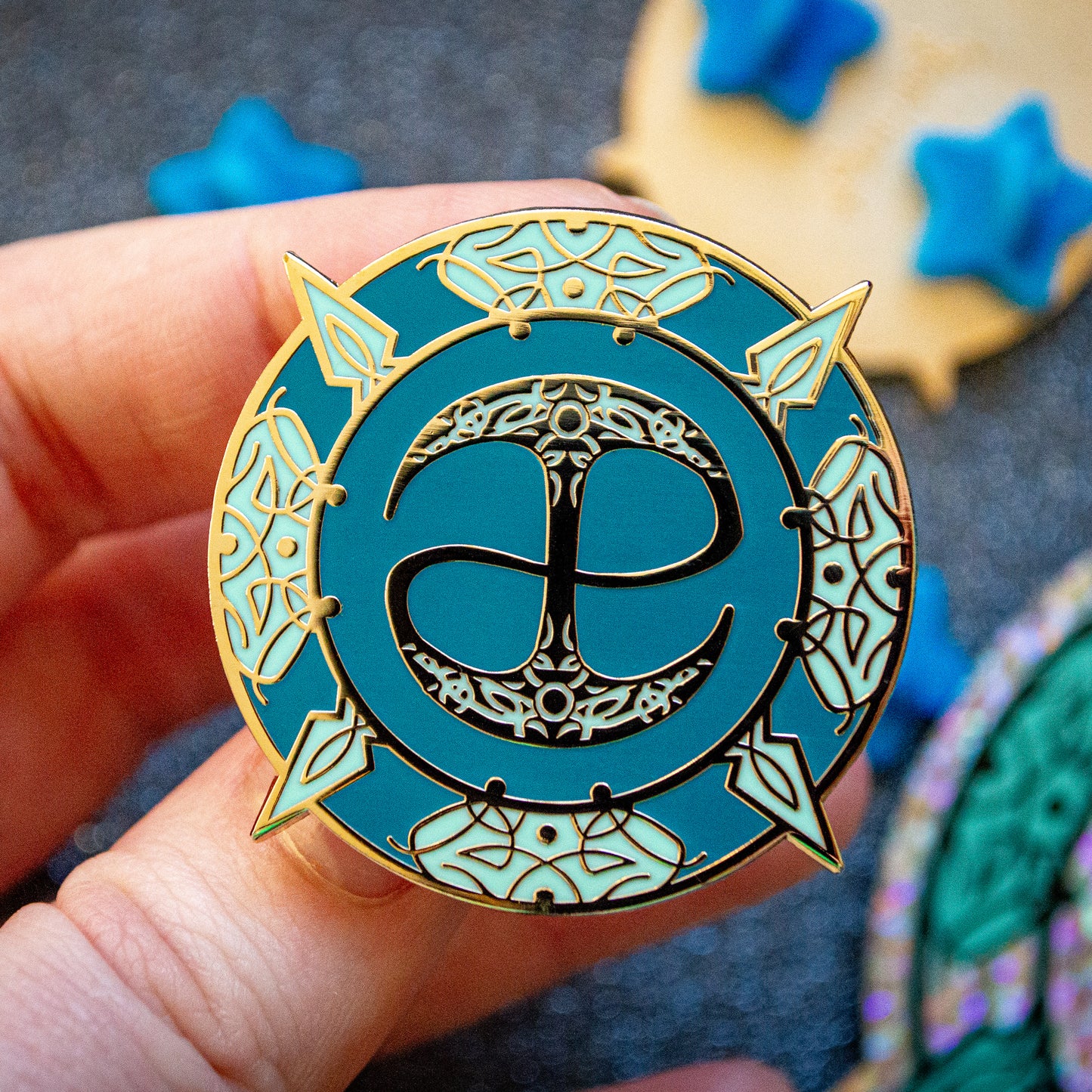 Celtic Relics: Guild Seal Enamel Pin
