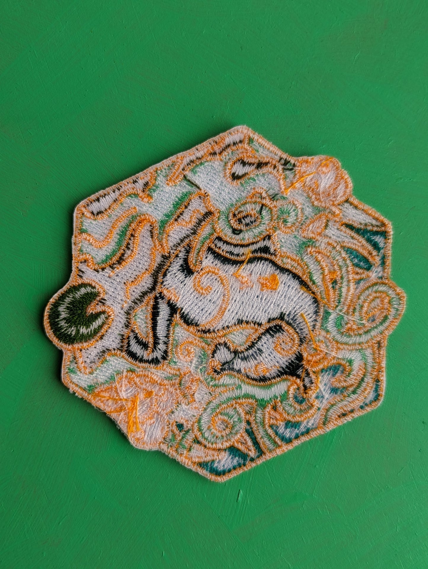 Celtic Kelpie Embroidered Iron Sew on Patch | Celtic Cryptids Patches