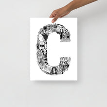 Load image into Gallery viewer, C is for Cyrodiil Unframed Poster Art Print | Fantasy Locations Series
