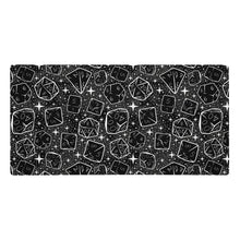 Load image into Gallery viewer, Blackout Version: Dice Pattern, Desk Mat | Dungeons and Dragons

