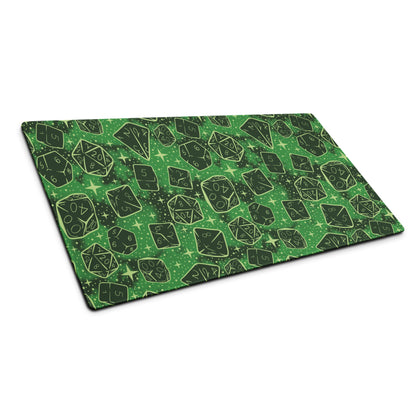 Green Goblin: Dice Pattern | Gaming Desk Mat Dungeons and Dragons