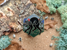 Load image into Gallery viewer, Black Dog 1.5&quot; Hard Enamel Pin | Celtic Cryptids
